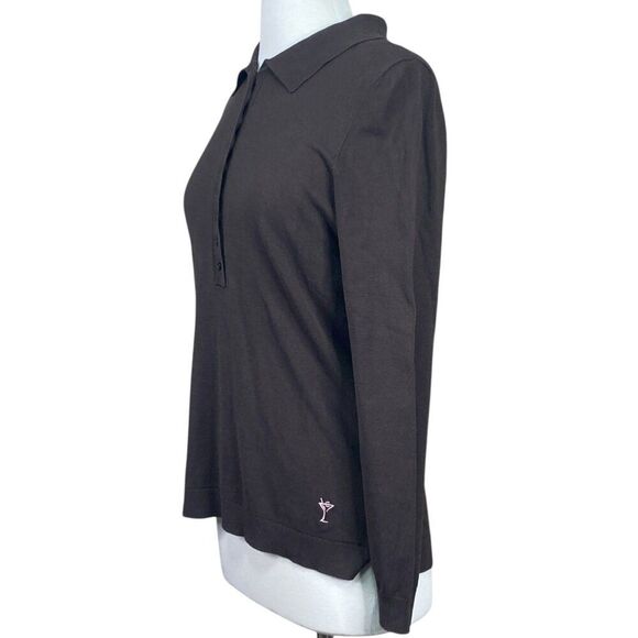 Golftini Brown Sweater Size Medium - Picture 3 of 6